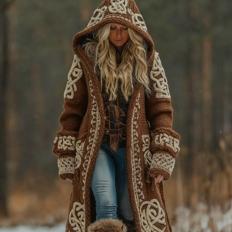 New 3D-printed Casual Hooded Cape Jacket